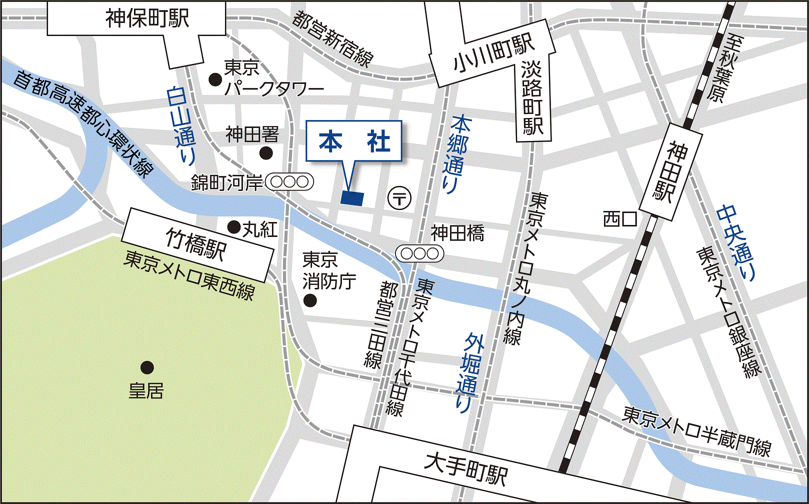 本社 地図