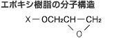 エポキシ樹脂の分子構造